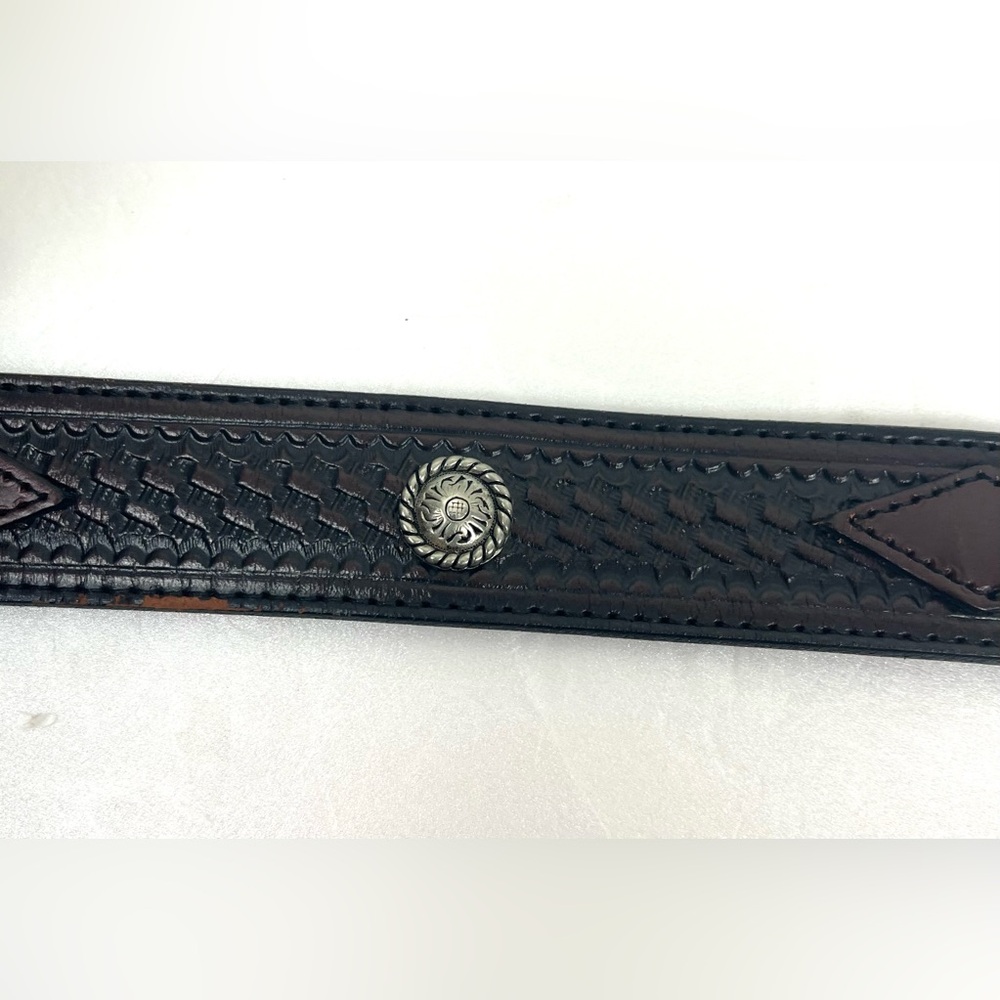 Vintage Southwestern Aztec Western Concho Belt - Picture 10 of 13